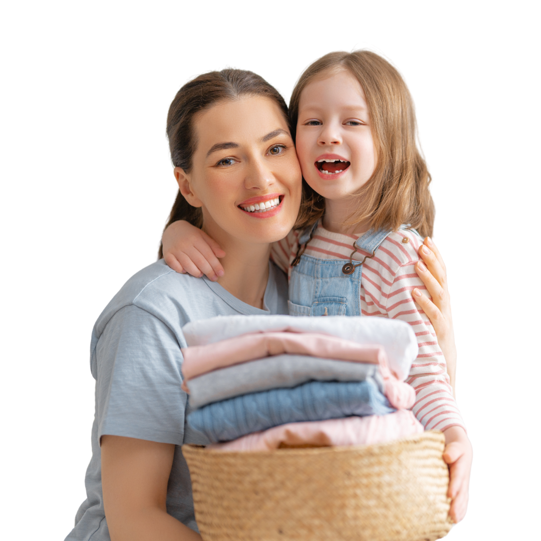 Woman sorting laundry at Laundry Nepal Kathmandu